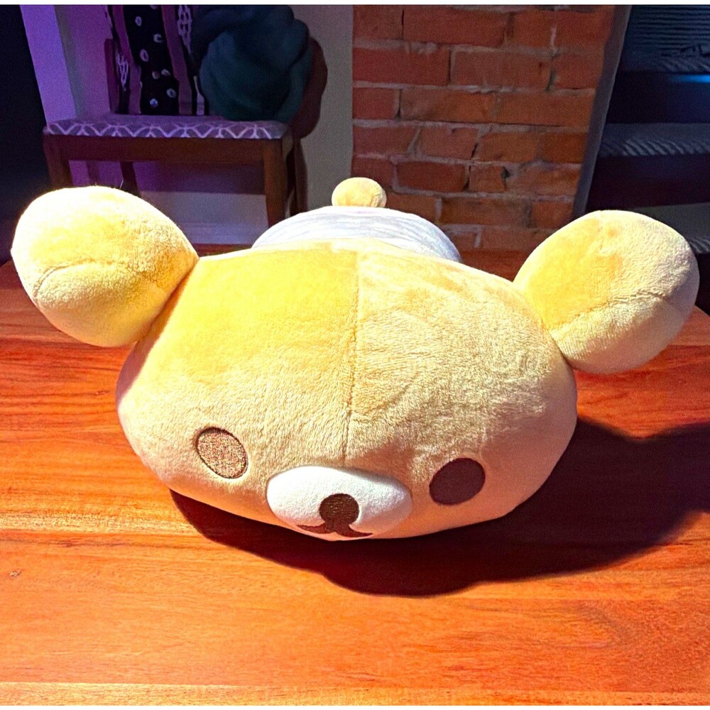 Rilakkuma Bear Plush Stuffed Animal Beige/White Washable 2024 AQI011224
